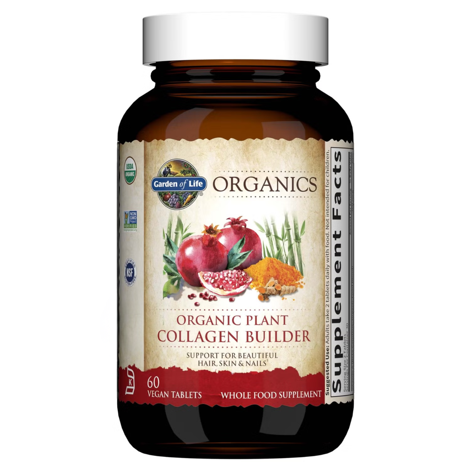 Booster de collagène végétal Organics - 60 comprimés
