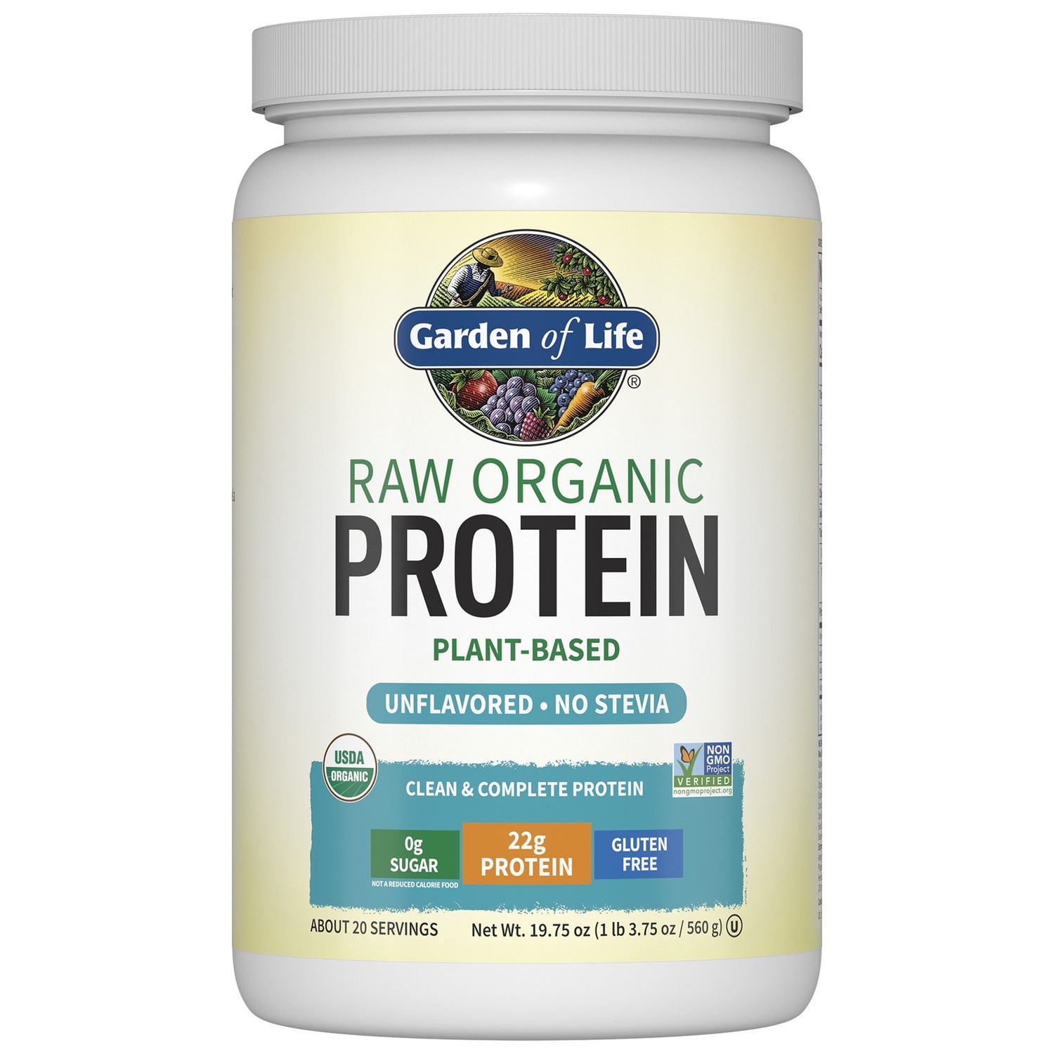 Raw Organic Shake Protéiné - Arôme Neutre - 560g