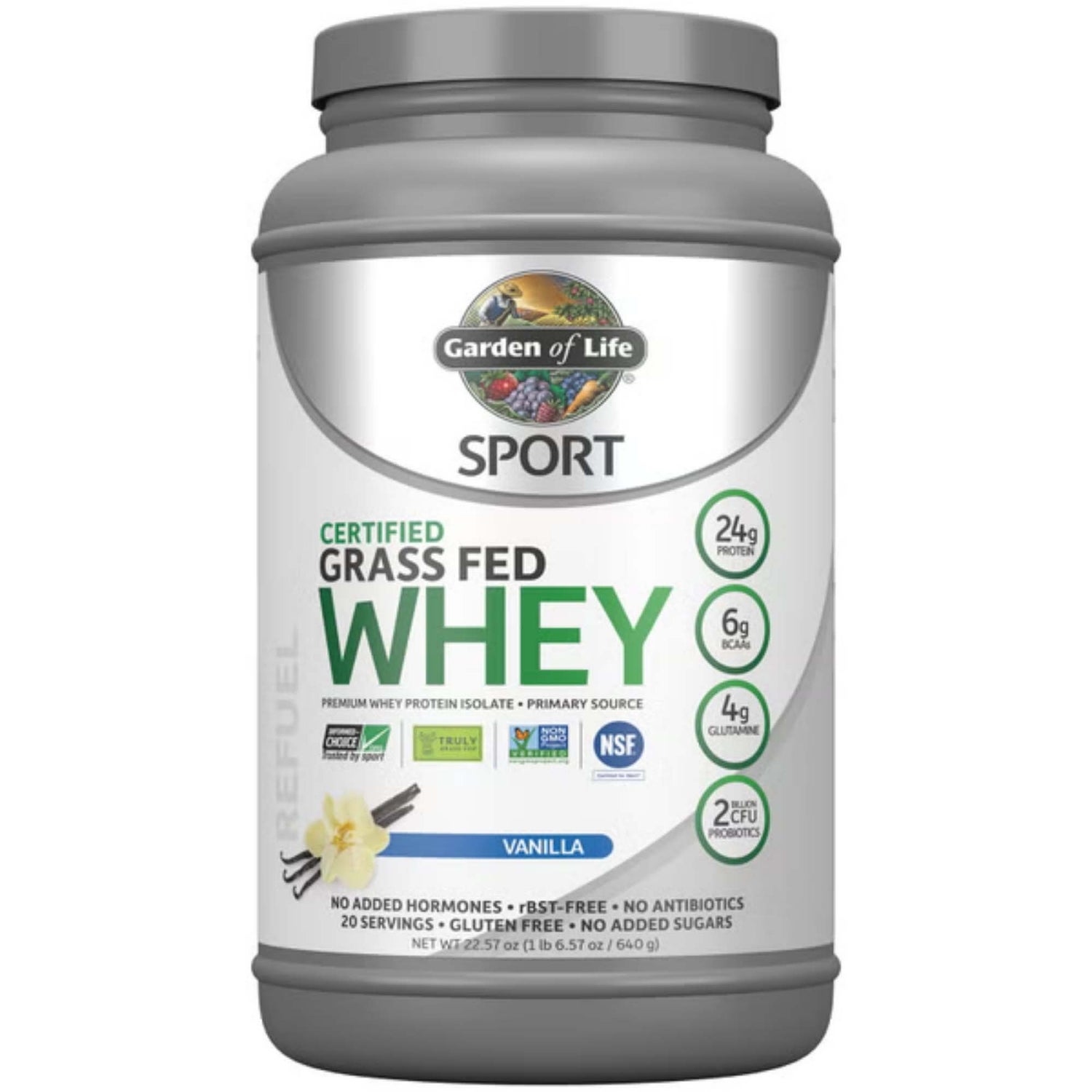 Whey Protéines Sport - Vanille - 640g
