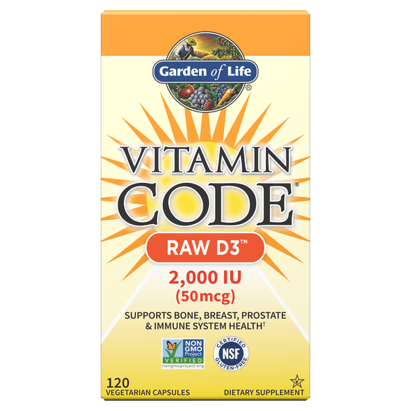 Vitamin Code Vitamine D3 2000 lu 120ct Capsules