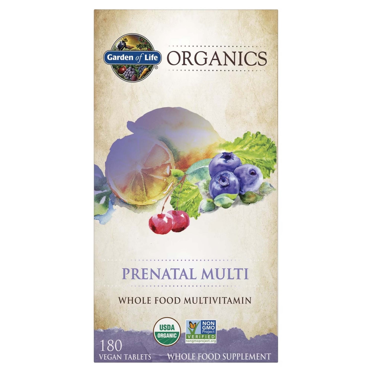 Multivitamines pour femmes enceintes Organics - 180 comprimés