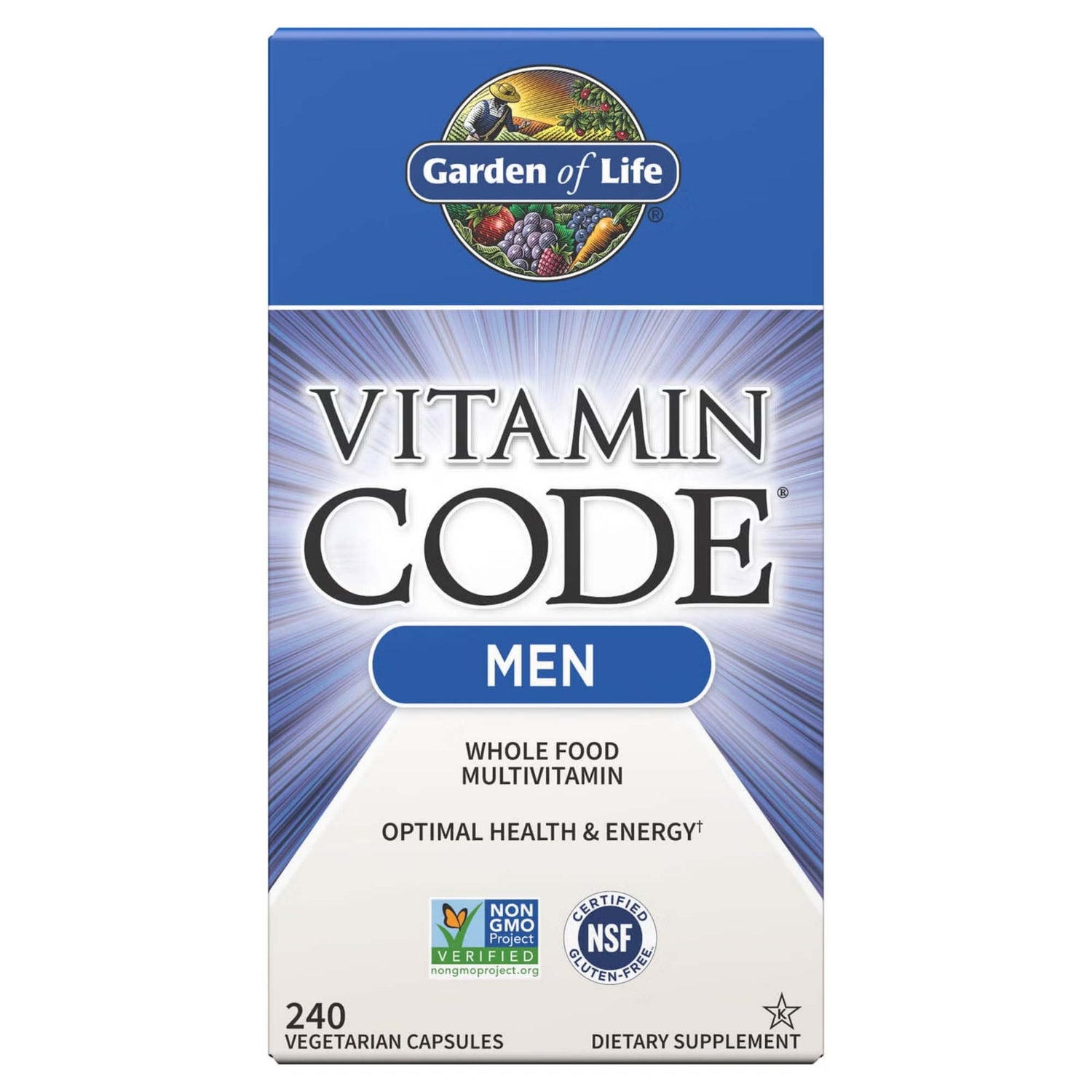 Vitamin Code pour hommes - 240 gélules