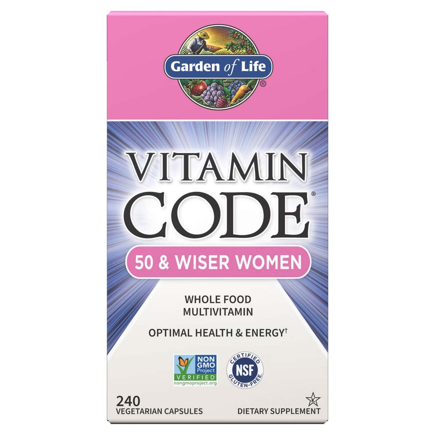 Vitamin Code pour les femmes de 50 ans et plus - 240 gélules