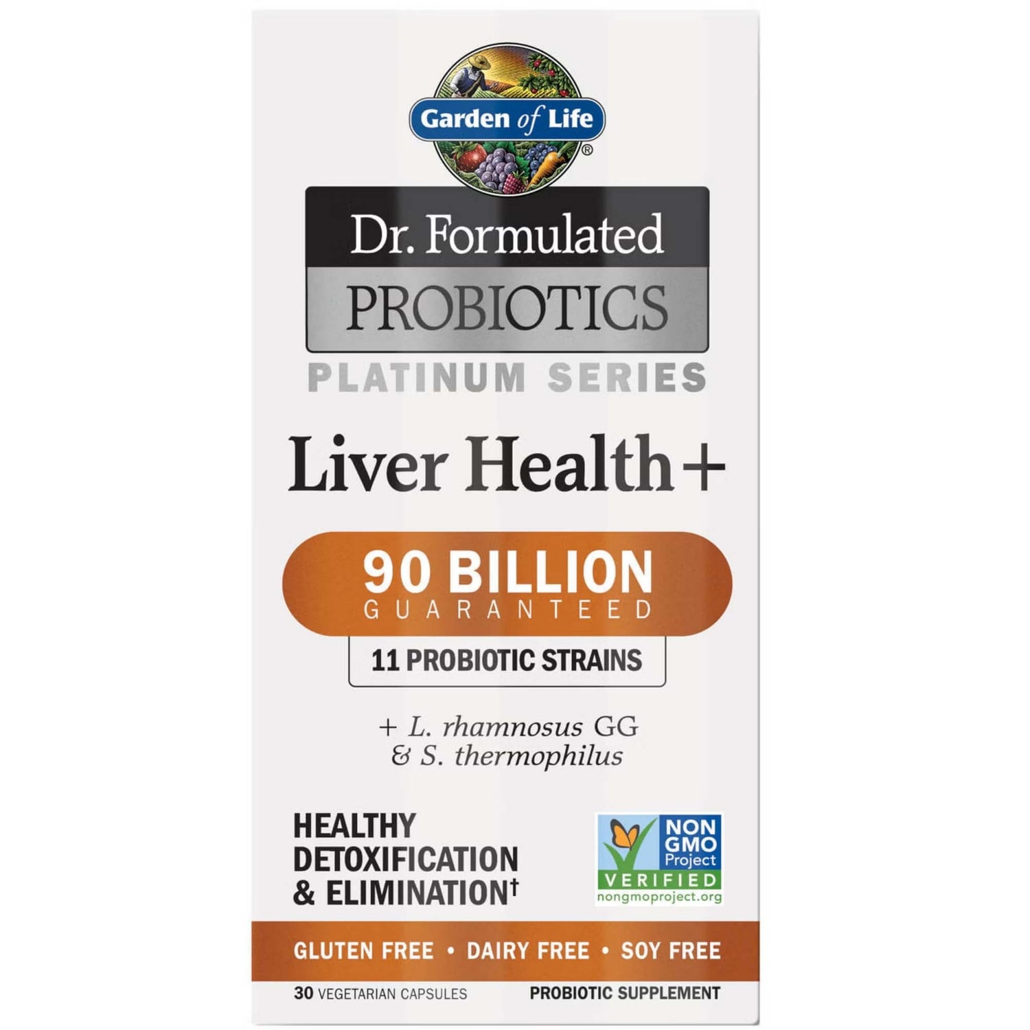 Probiotiques Platinum Santé du Foie - Réfrigéré - 30 Capsules