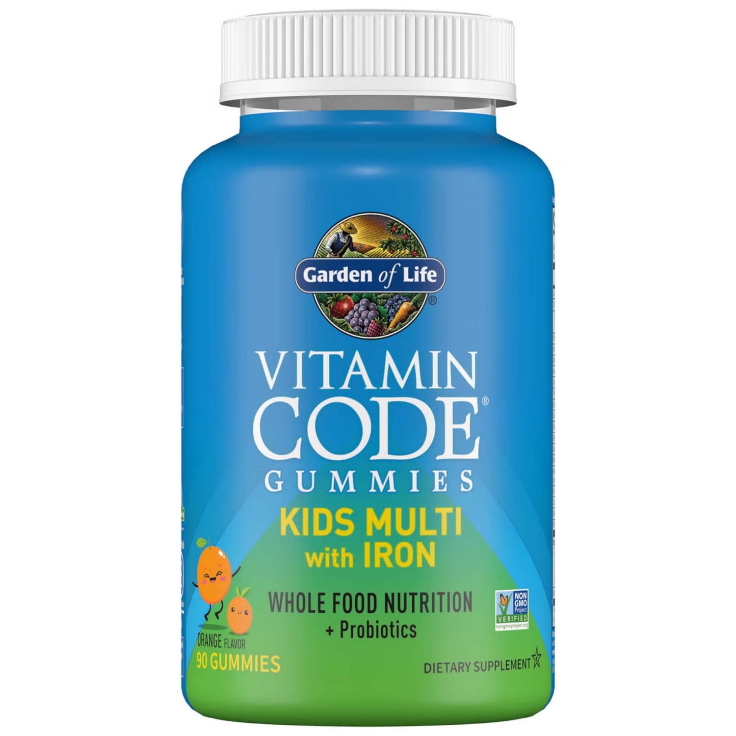 Vitamin Code Multivitamines & Fer Pour Enfants - Orange - 90 Gommes à Mâcher