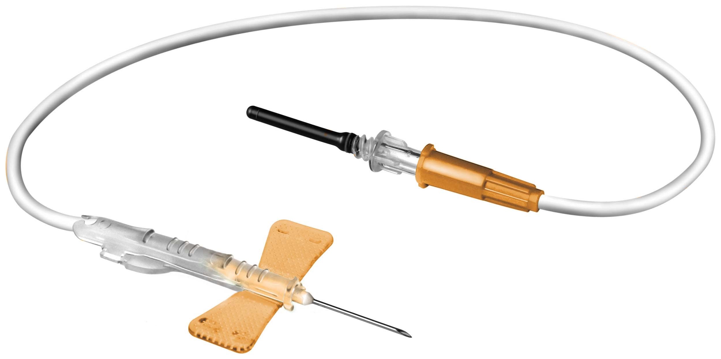 Unité de Prélèvement MIRAGE 25 G - 0,5X20mm - Tub 180mm Sécurité + Adaptateur