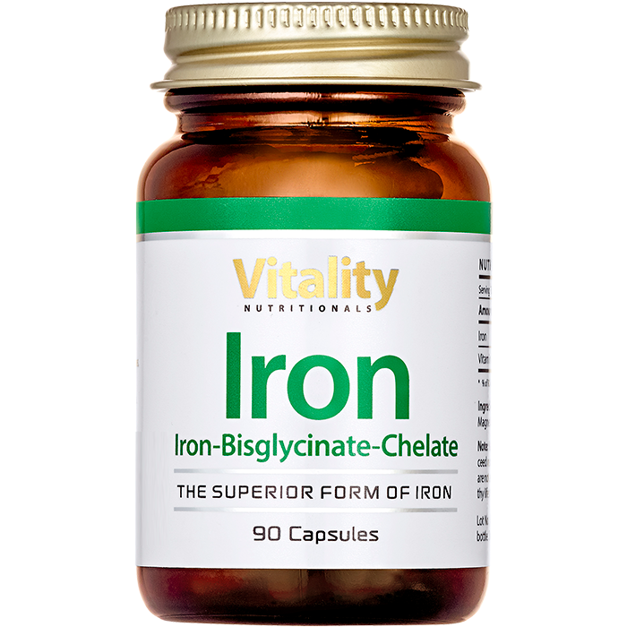 Vitality Nutritionals Chélate de bisglycinate de fer