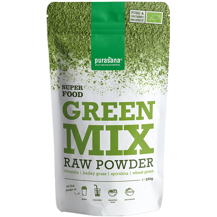 Purasana Vegan green mix poudre bio 200g