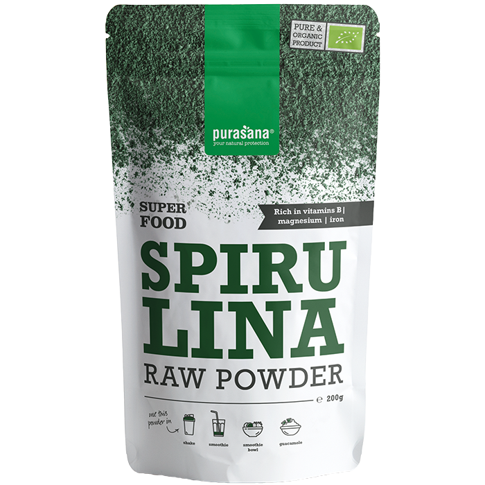 Purasana Vegan spiruline poudre bio 200g