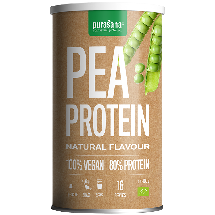 Purasana Vegan pois proteine poudre naturel bio 400g