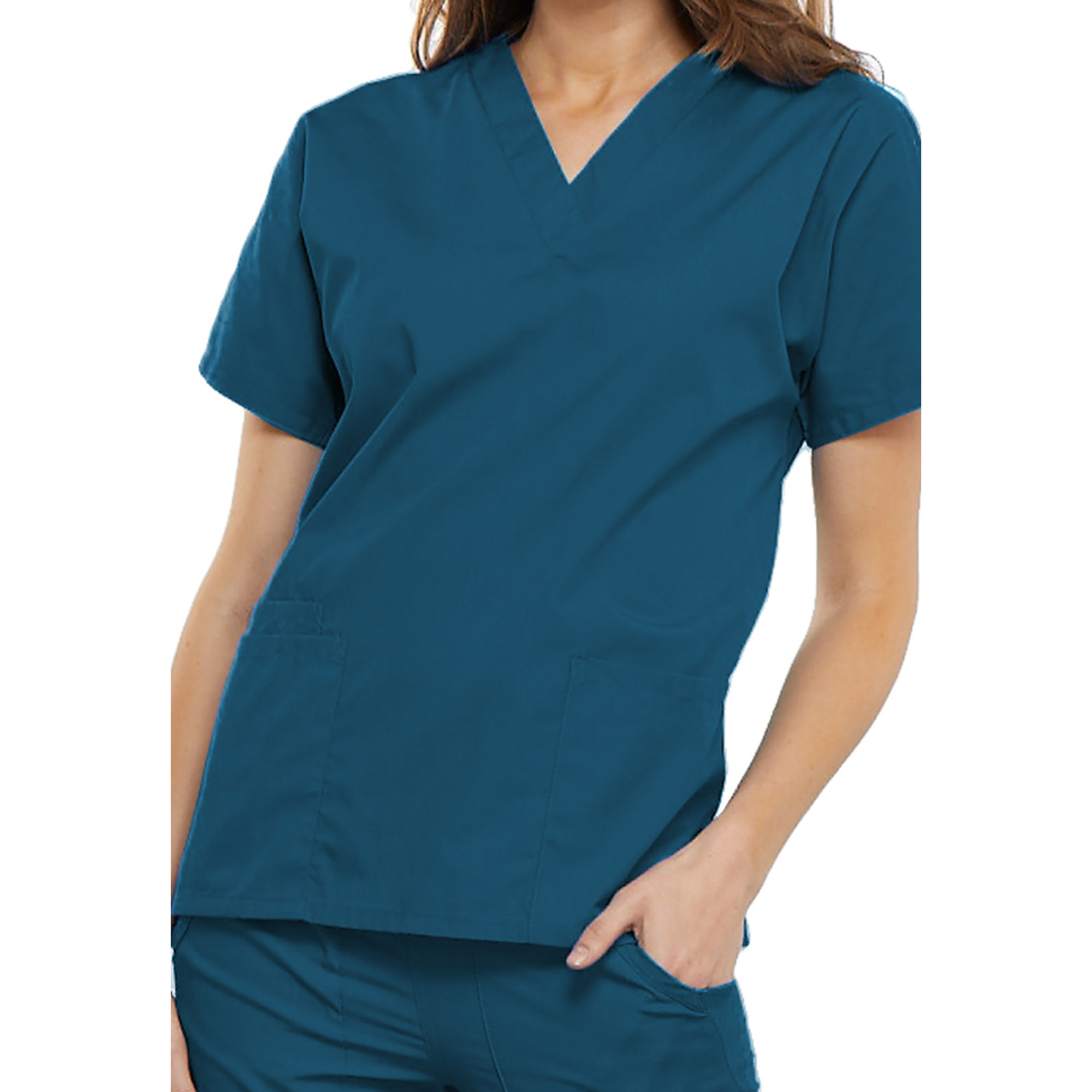 Guéthary - Tunique médicale - Col V - Manches courtes - Femme - Cherokee - Couleur 1