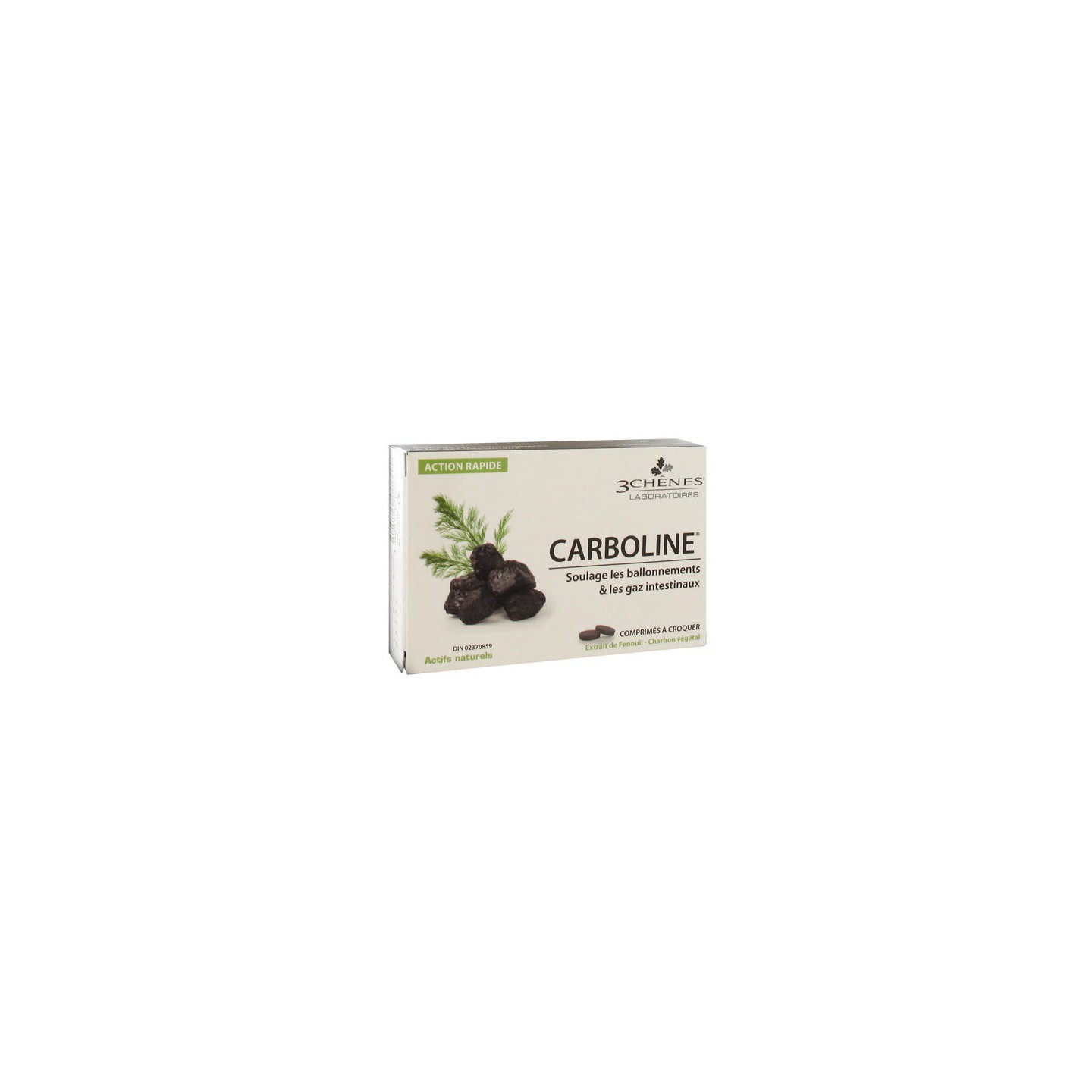 3 Chênes Carboline 30 Comprimés