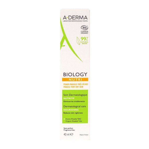 A-Derma BIOLOGY NUTRI Soin dermatologique 40mL