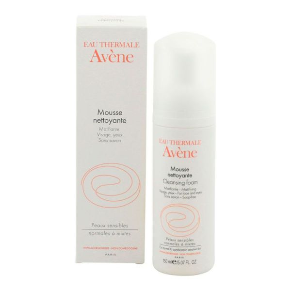 Avene Mousse Nettoyante Matifiante Visage Et Yeux 150 mL