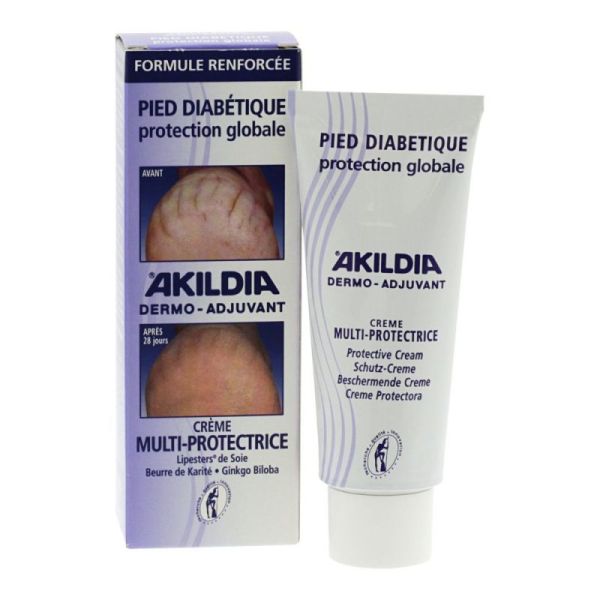 Akildia Crème Multi-protectrice Pied diabétique 75ml