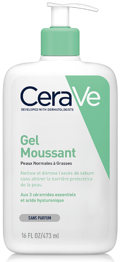 Cerave Gel Moussant Flacon Pompe 473 mL