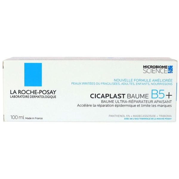 Baume réparateur et cicatrisant Cicaplast B5 spf50+ 100 mL La Roche Posay