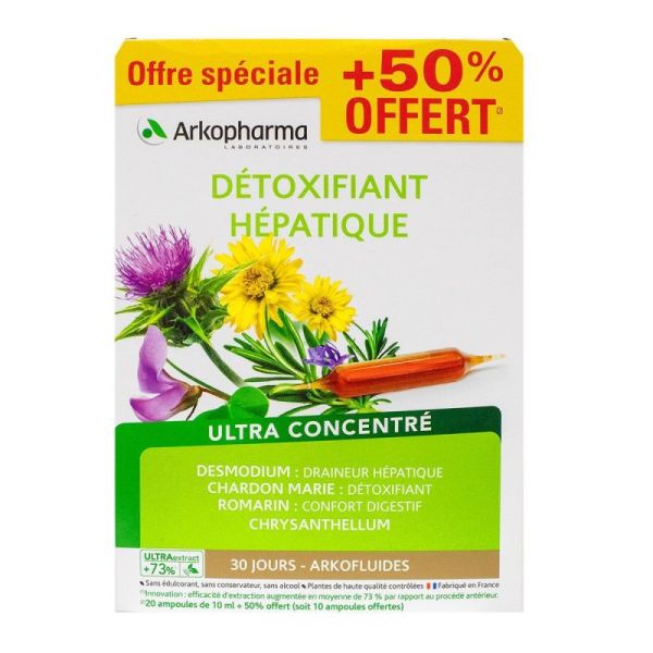 Arkofluide Detoxifiant hépatique 2010a Bs