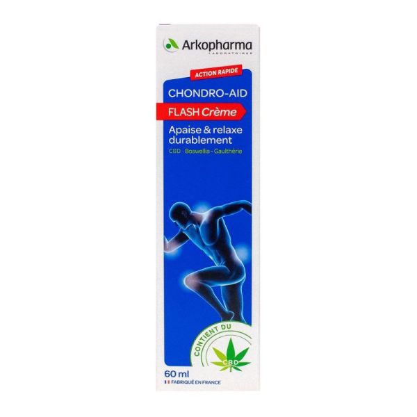 Arkopharma Chondro-Aid Flash Crème à base de CBD tube 60 mL