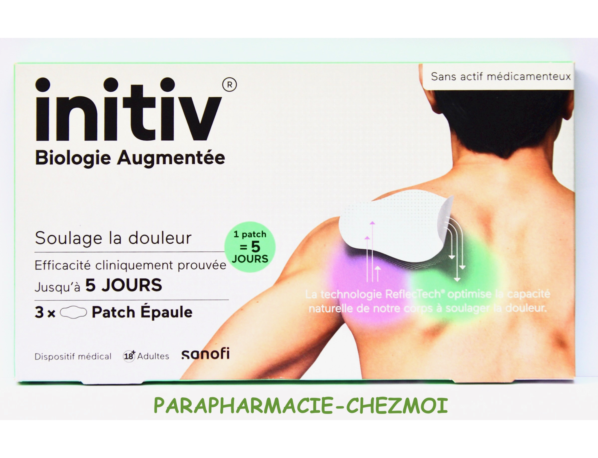 Initiv patch anti-douleur Epaule boite 3patchs