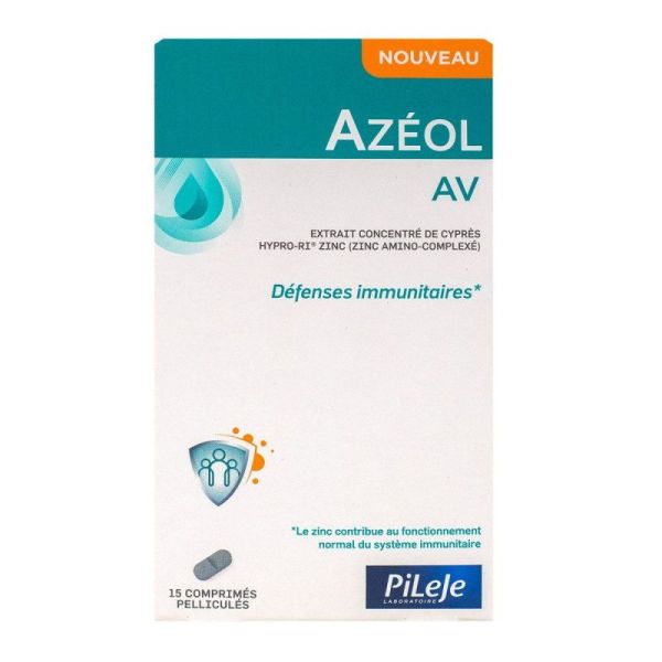 Azeol AV Défenses immunitaires - 15 comprimés