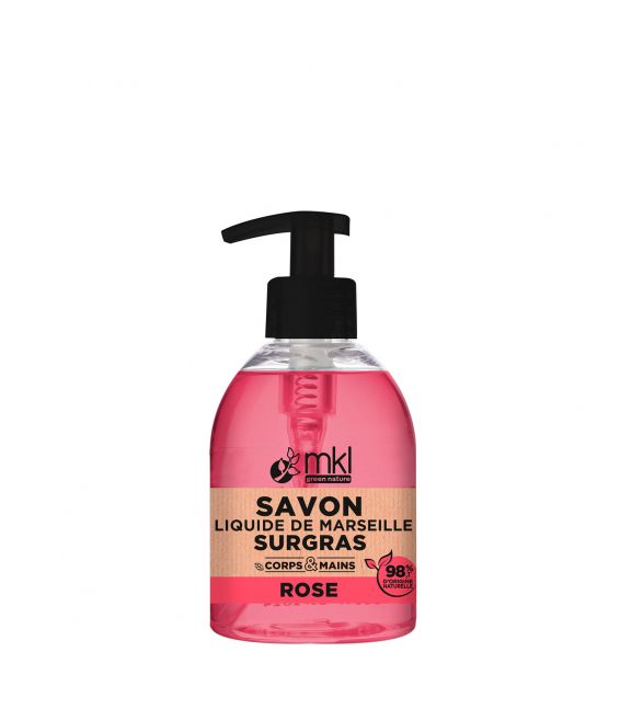 Mkl Savon Liquide Marseille Rose De Damas 300mL