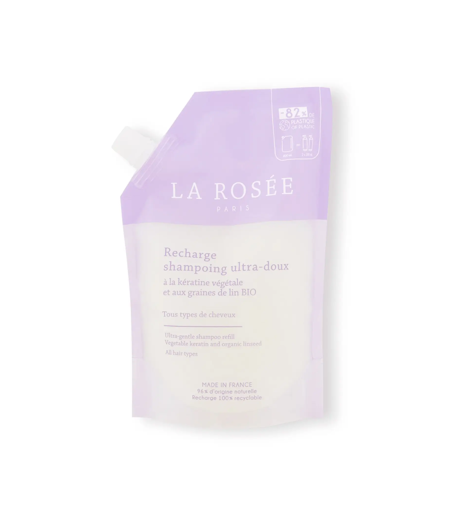 La Rosée recharge shampooing ultra-doux 400mL