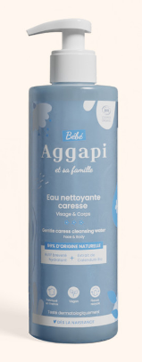 Aggapi Eau Nettoyante Caresse 390 mL