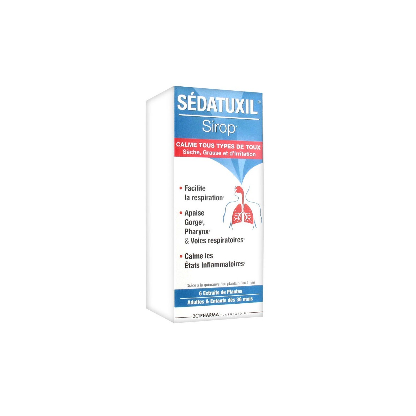 3C Pharma Sédatuxil Sirop 125 ml