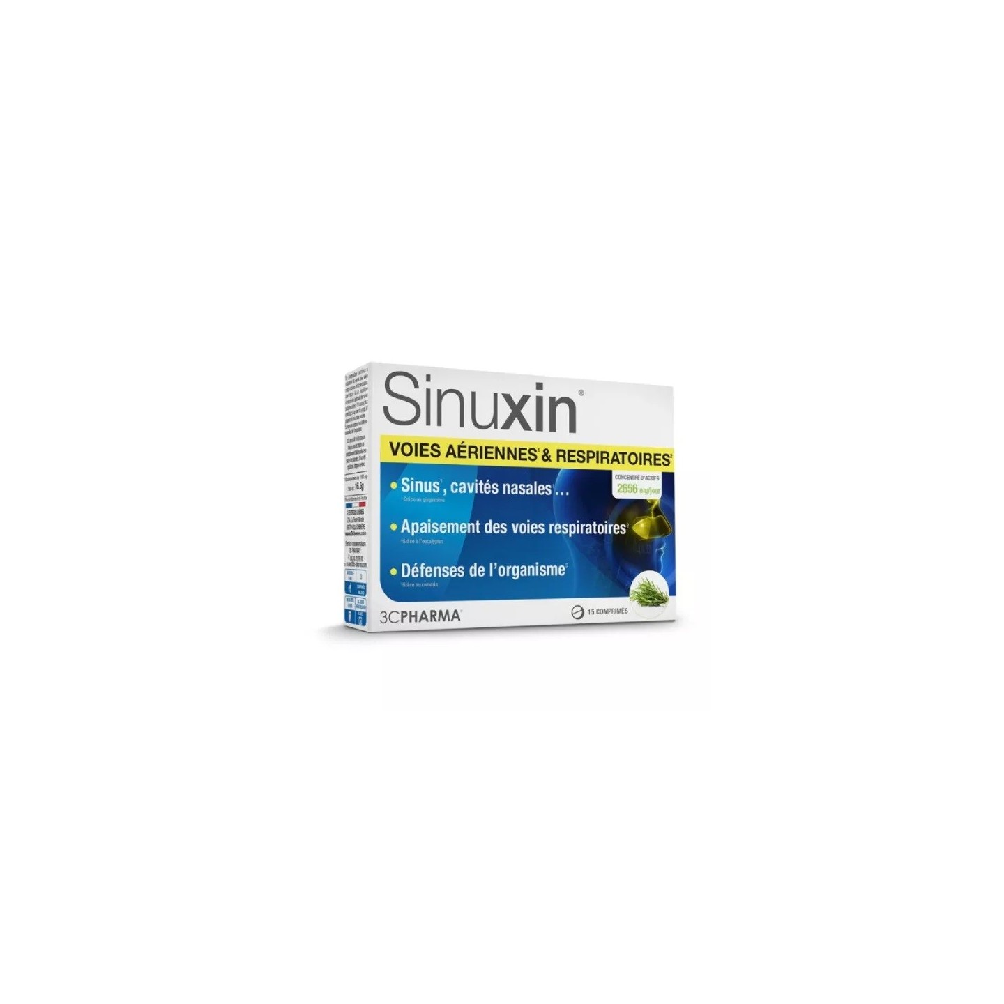 3C Pharma Sinuxin - 15 comprimés