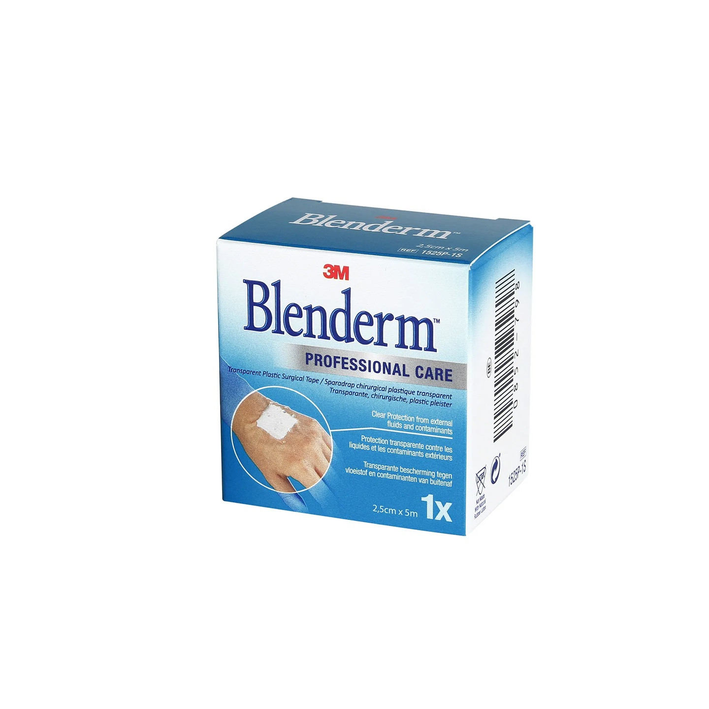 3M Blenderm™ Sparadrap chirurgical plastique transparent - 5m × 2,5cm