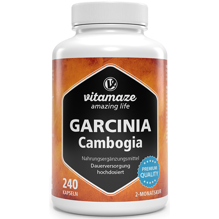 Vitamaze Garcinia cambogia high strength + choline, 240 capsules