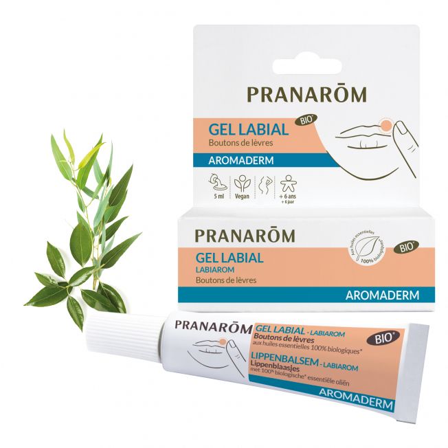 Pranarom Aromaderm Gel Labial Boutons de lèvres Tb 5mL