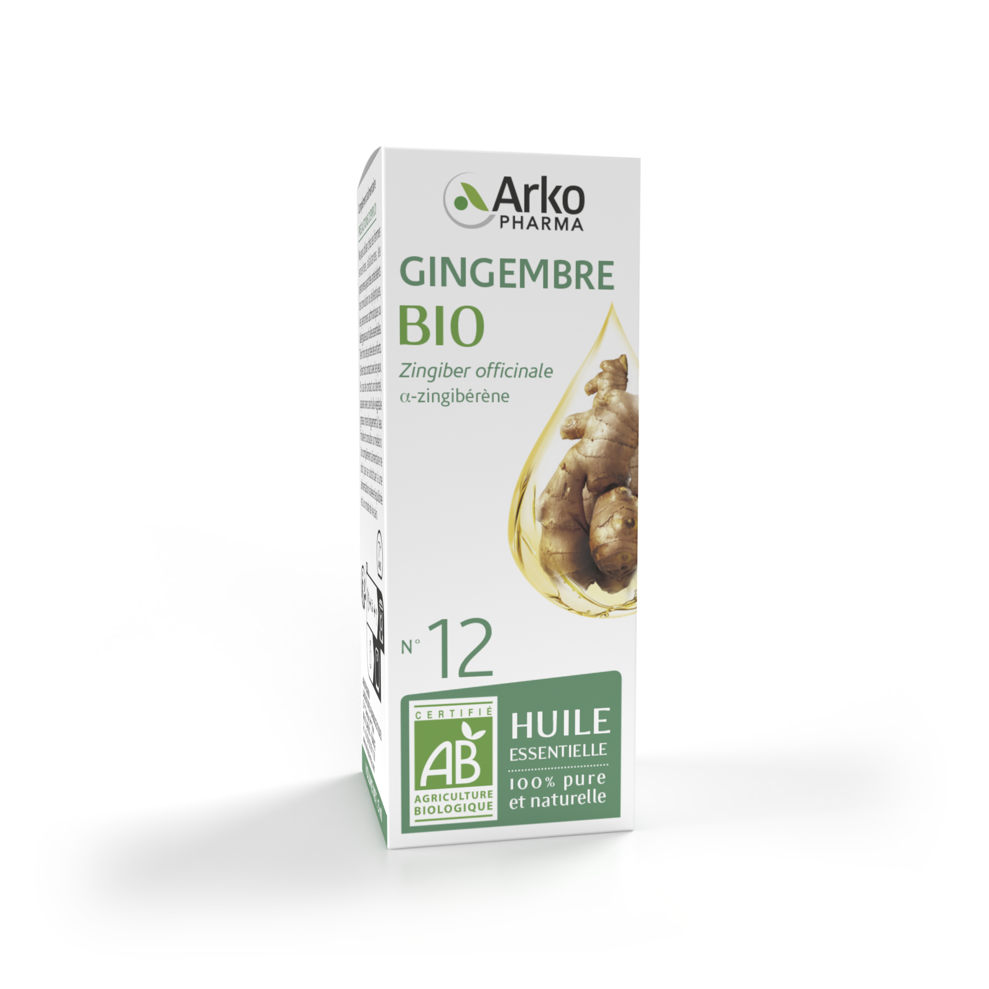 Huile essentielle de Gingembre BIO