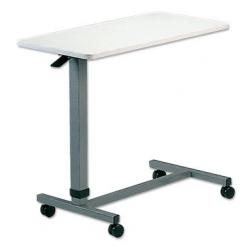 Table de Lit Blanche - Hauteur variable assistée par vérin -