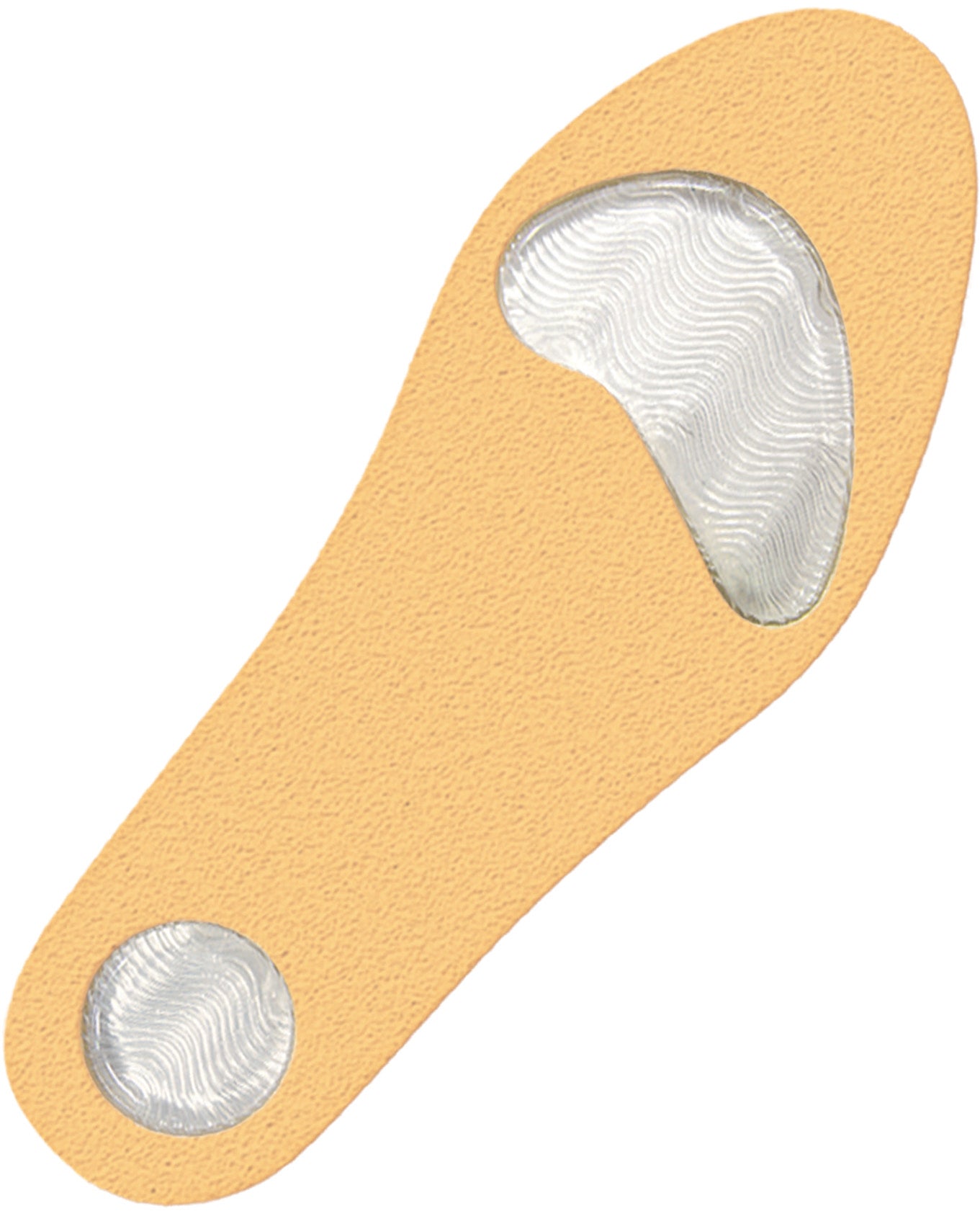 Paire de semelles en gel - revêtement tissu - 3 tailles disponibles