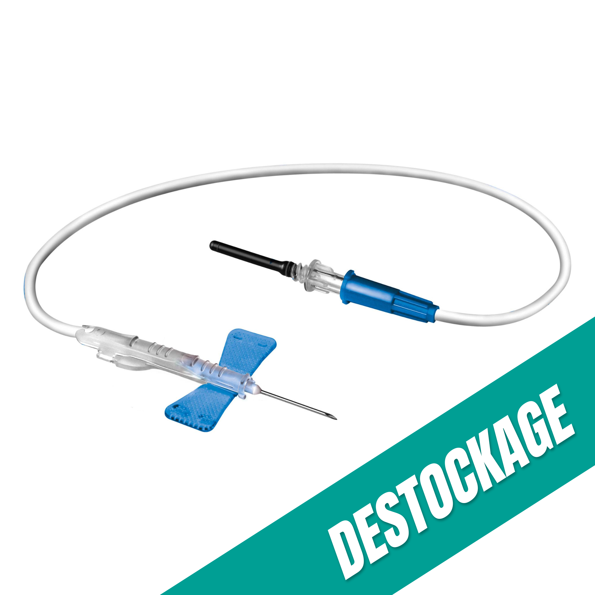 Unité de Prélèvement MIRAGE 23 G - 0,6X20mm - Tub 300mm Sécurité + Adaptateur