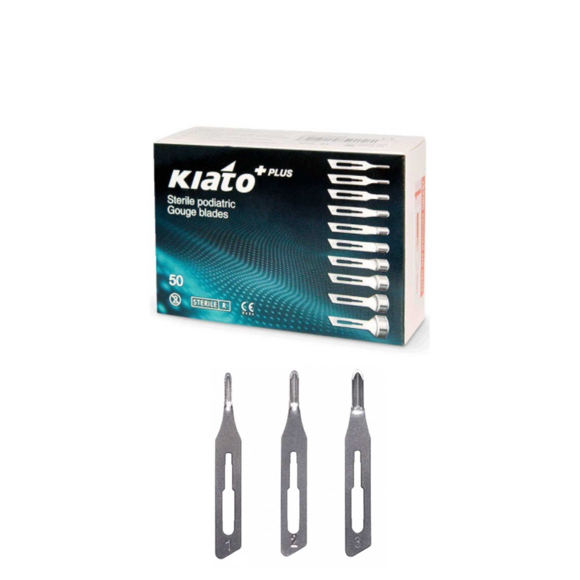 50 lames de gouges stériles - Kiato + Diamond