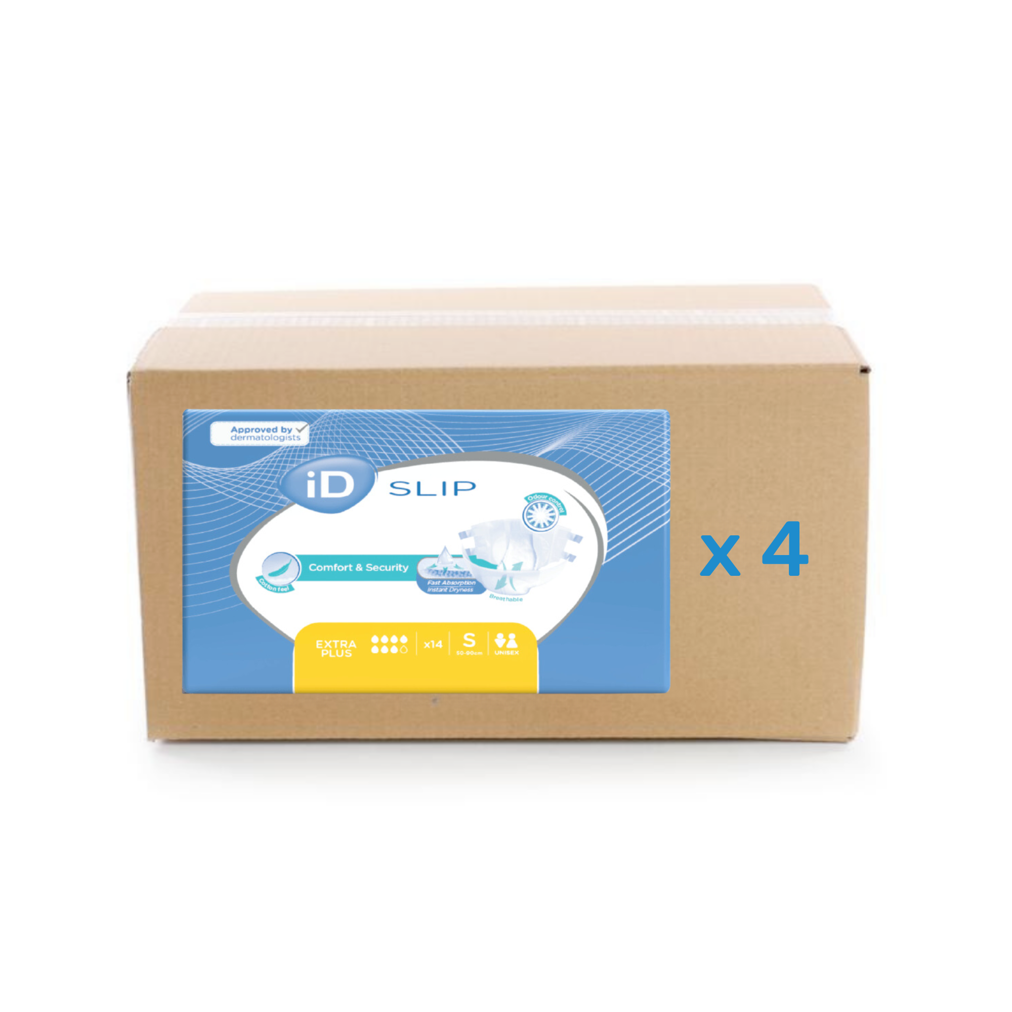 ID Slip Extra Plus - 7 gouttes - S - carton 4X14U - ID Direct