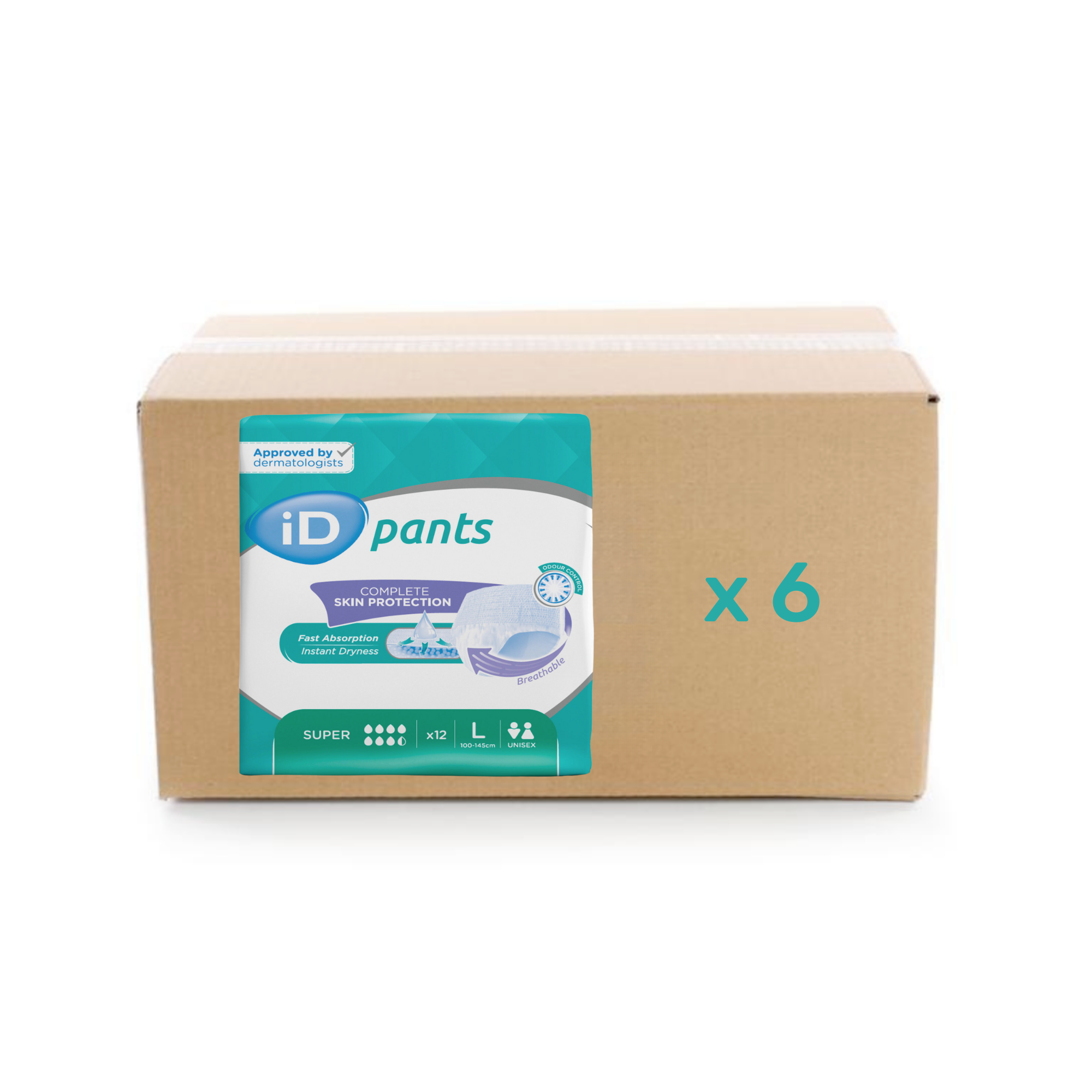ID Pants Super - 7.5 gouttes - L - carton 6 X12U - ID Direct