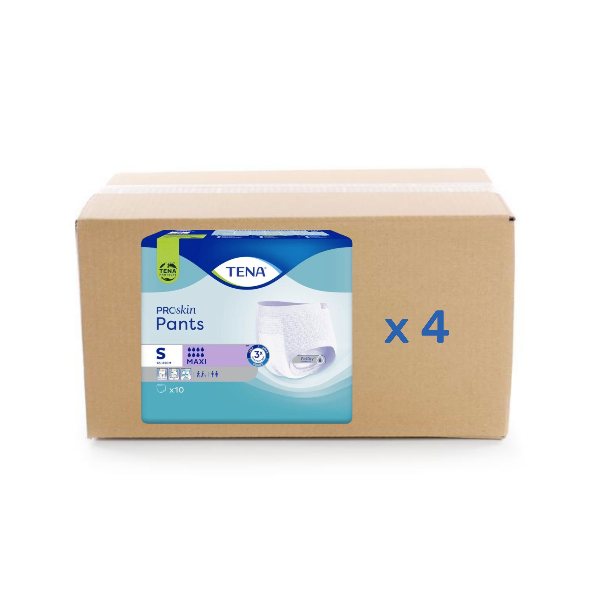 Tena Pants Proskin - Maxi - 8 gouttes - S - carton 4x10U - Tena