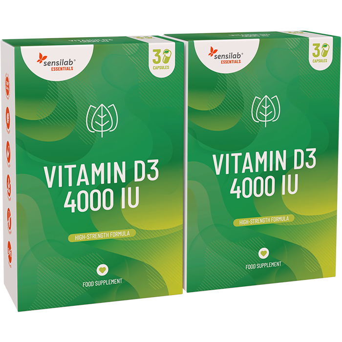 Essentials Vitamine D3 hautement dosé 4000 UI - 60 gélules