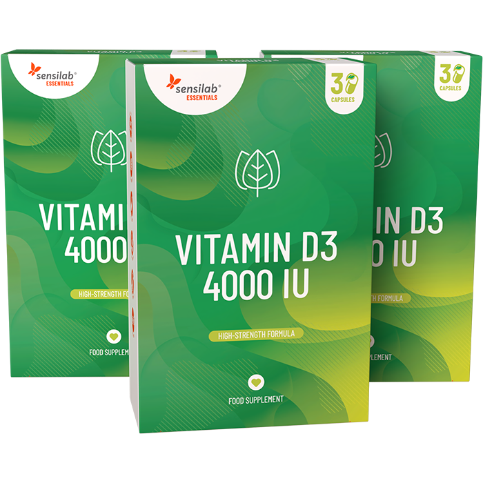 Essentials Vitamine D3 hautement dosé 4000 UI - 90 gélules