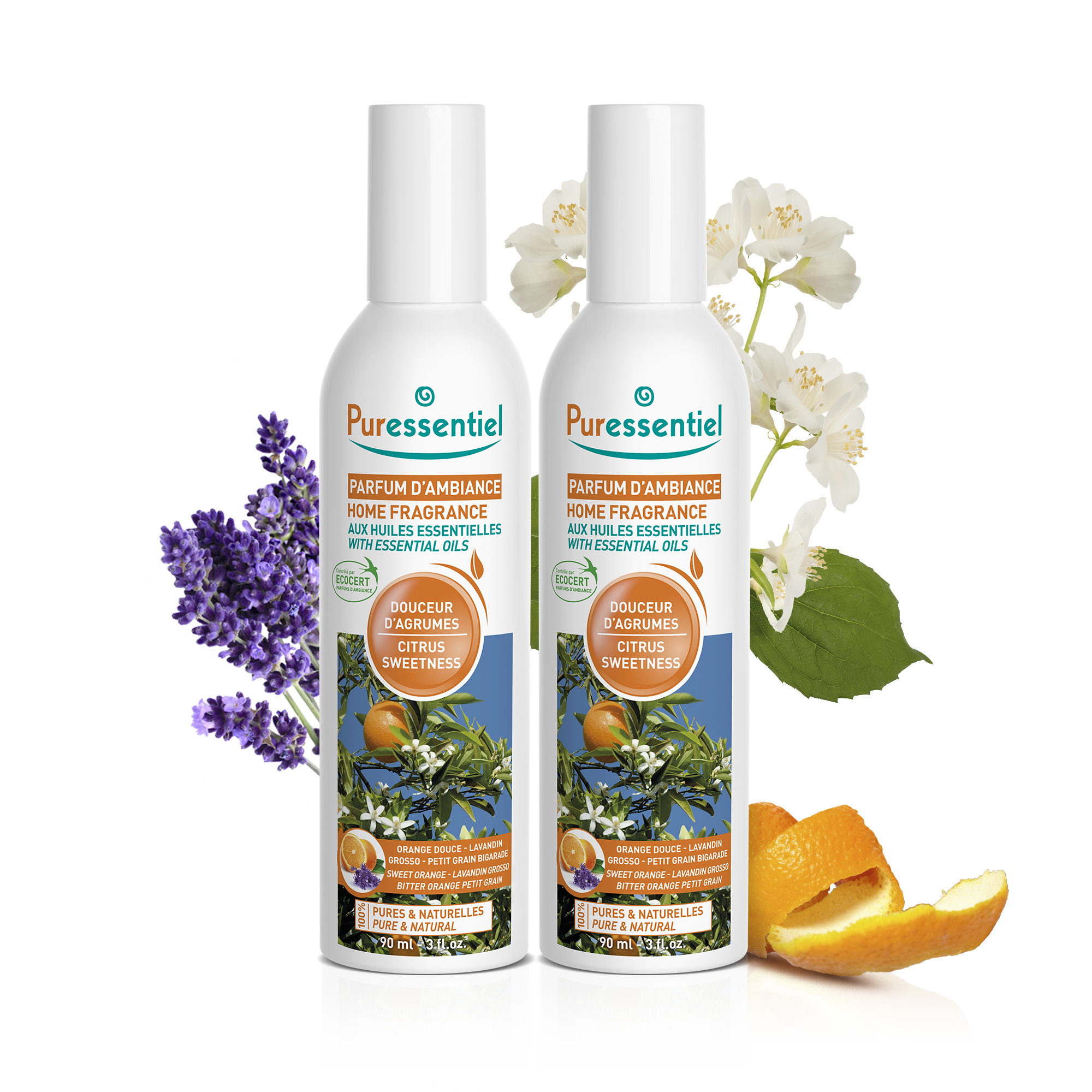 Duo Parfum d'ambiance Douceur d'Agrumes