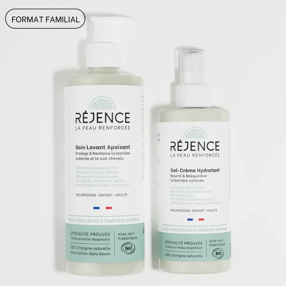 Duo format familial - visage, corps, cheveux