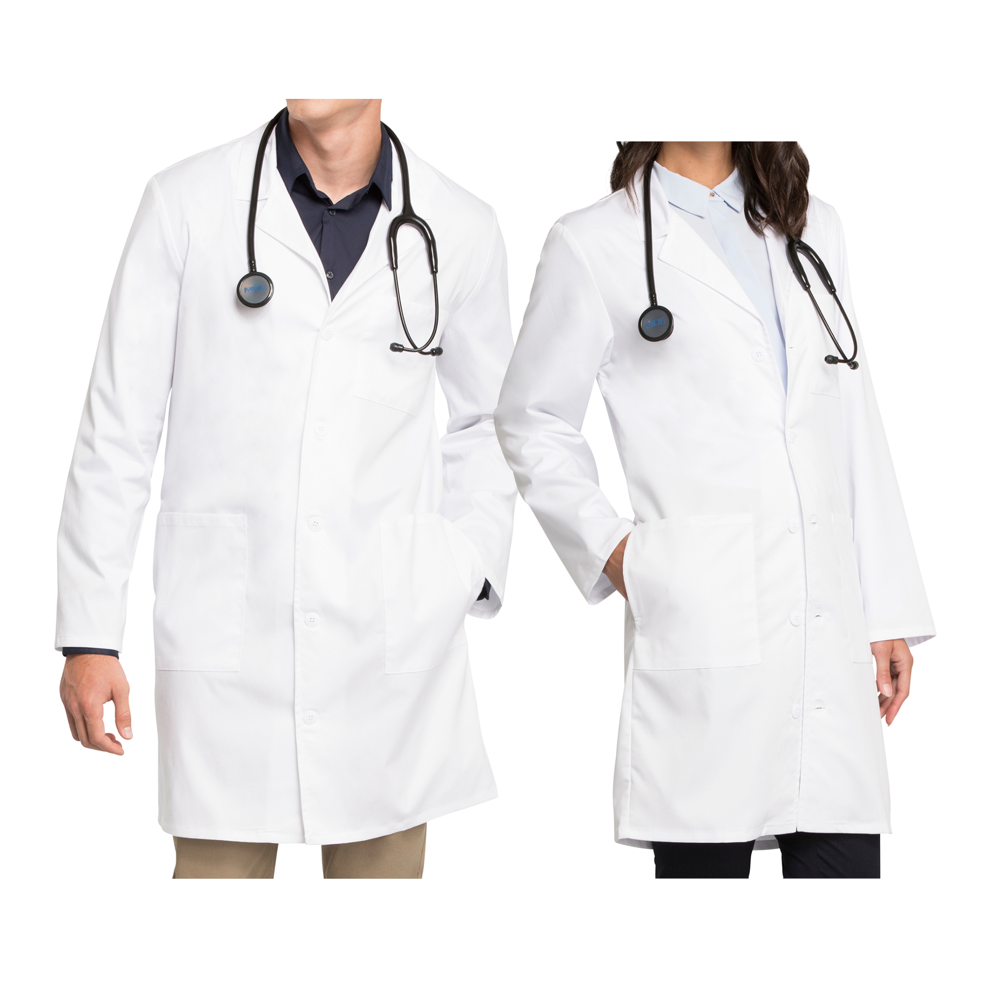 Hendaye - Blouse médicale blanche - Unisexe - 97 cm - Cherokee