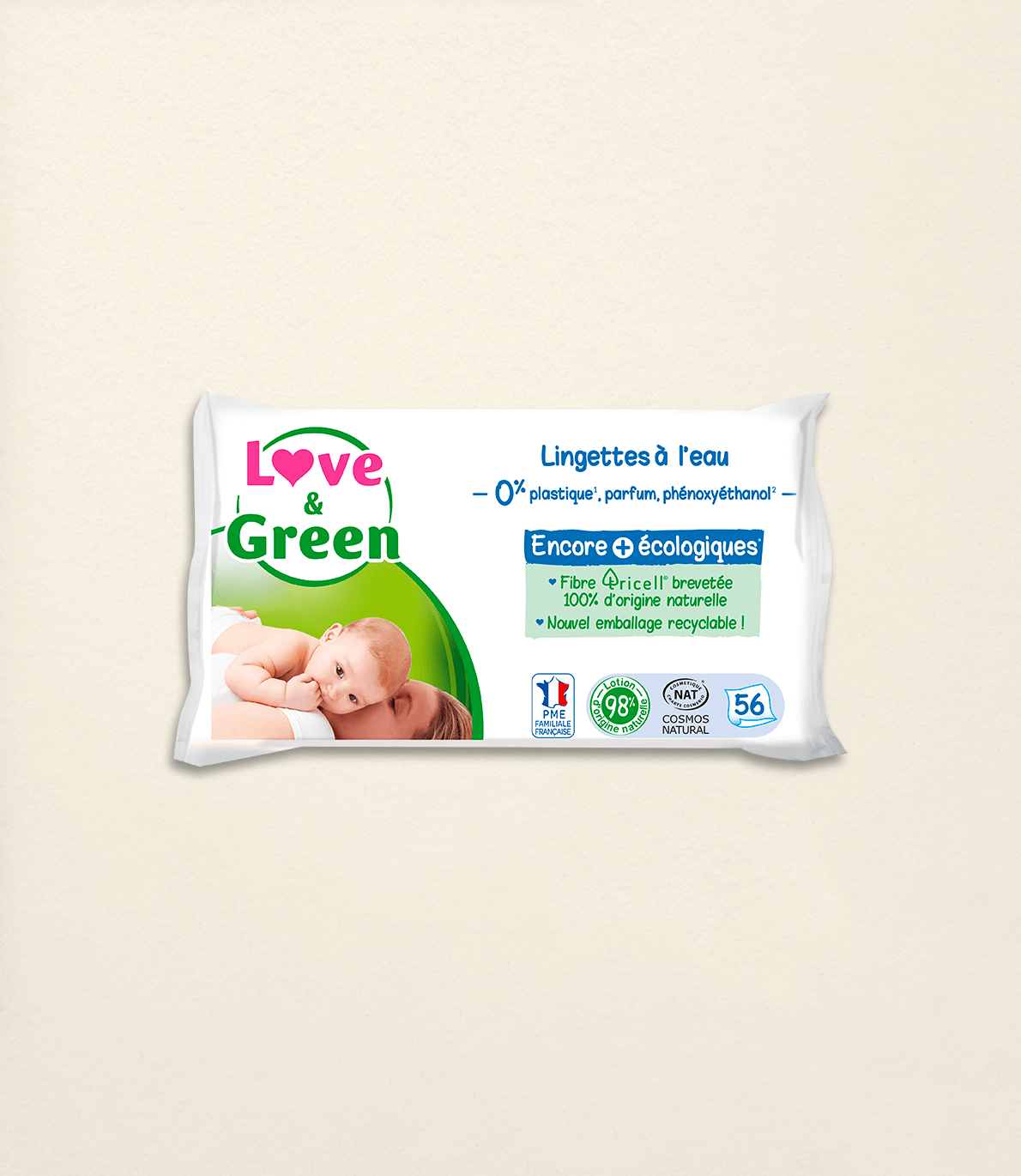 Lingettes Écologiques à l'Eau
