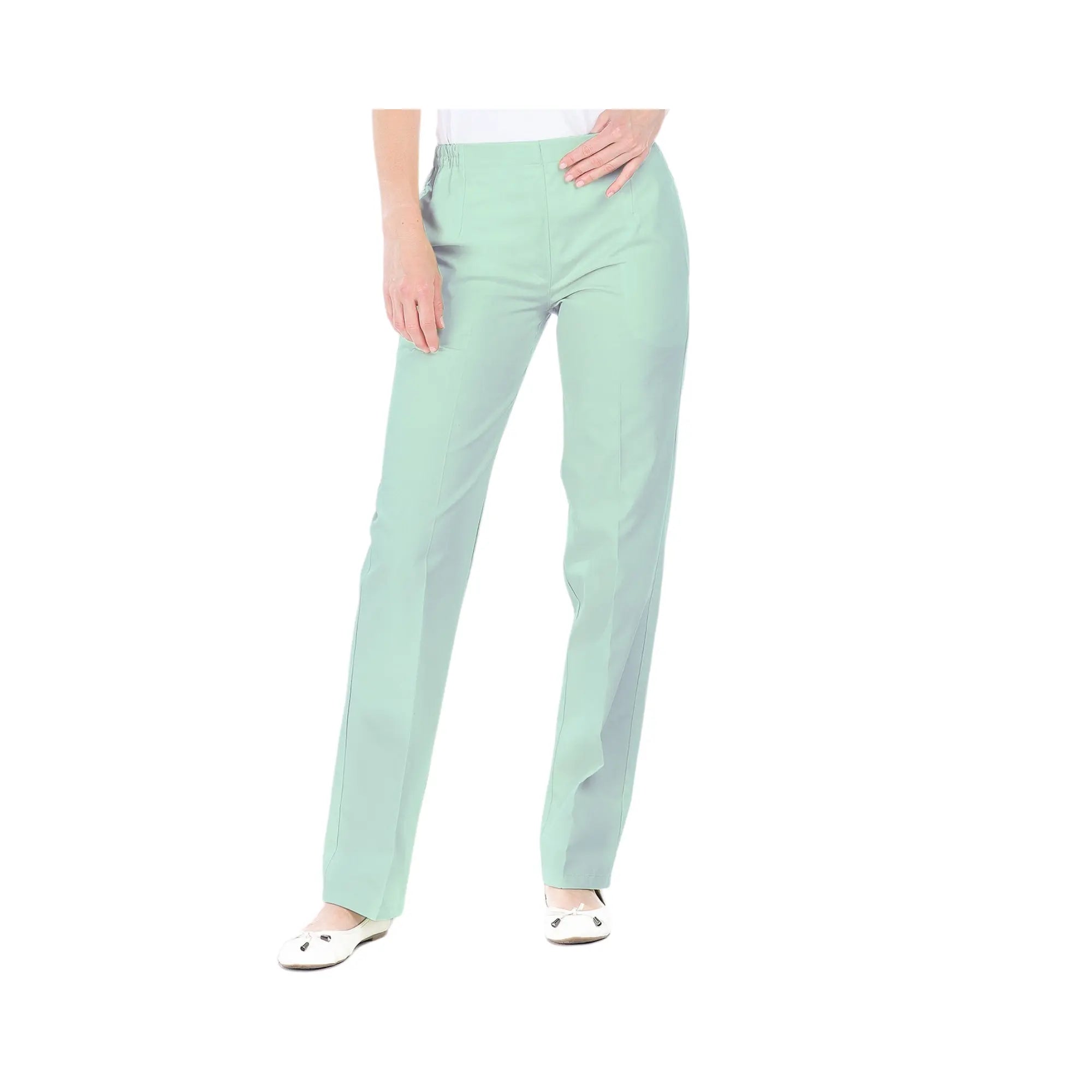 Manhattan - Pantalon - Femme - Ceinture élastique - Avec poches
