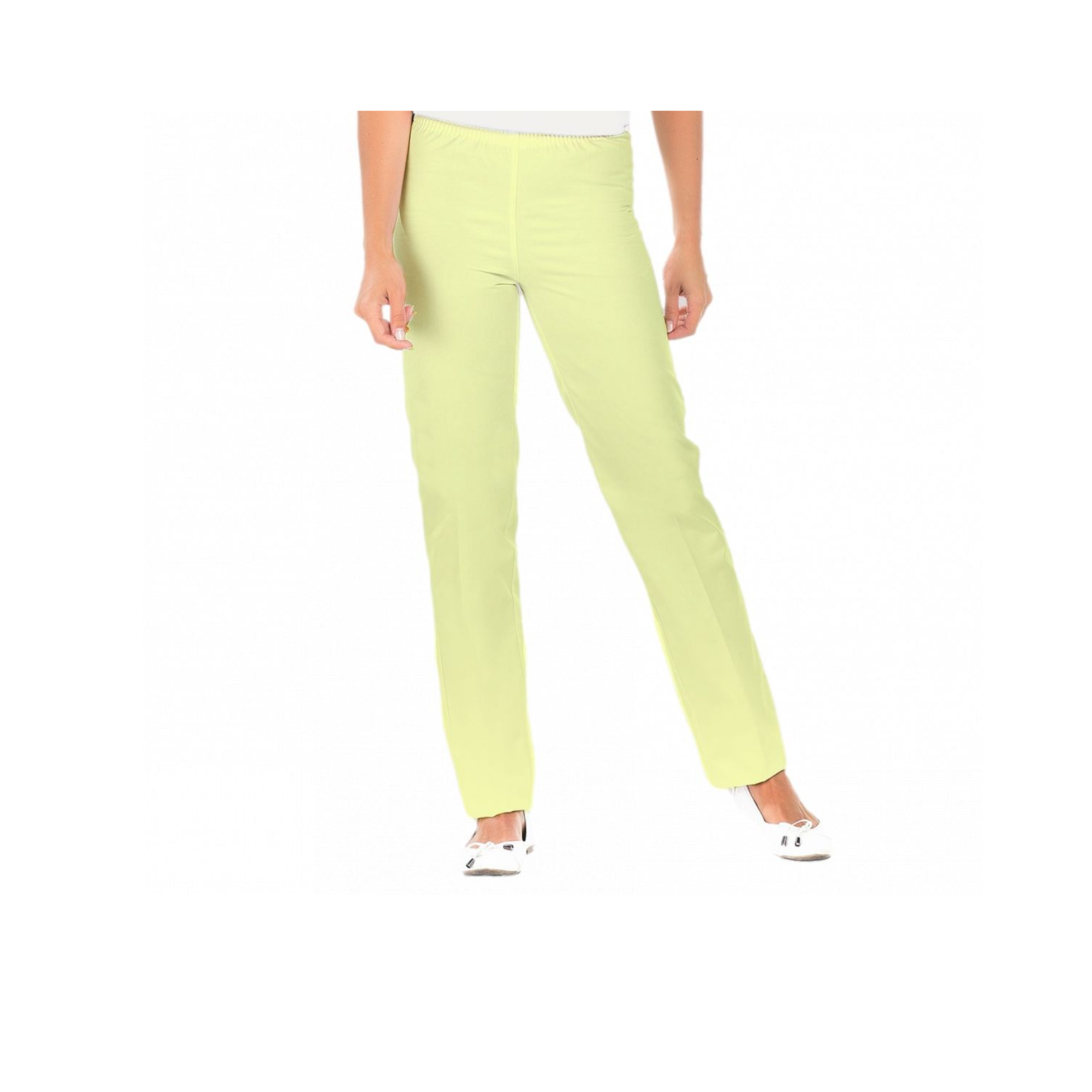Manu - Pantalon Anis - Mixte - Ceinture élastique - Sans poche