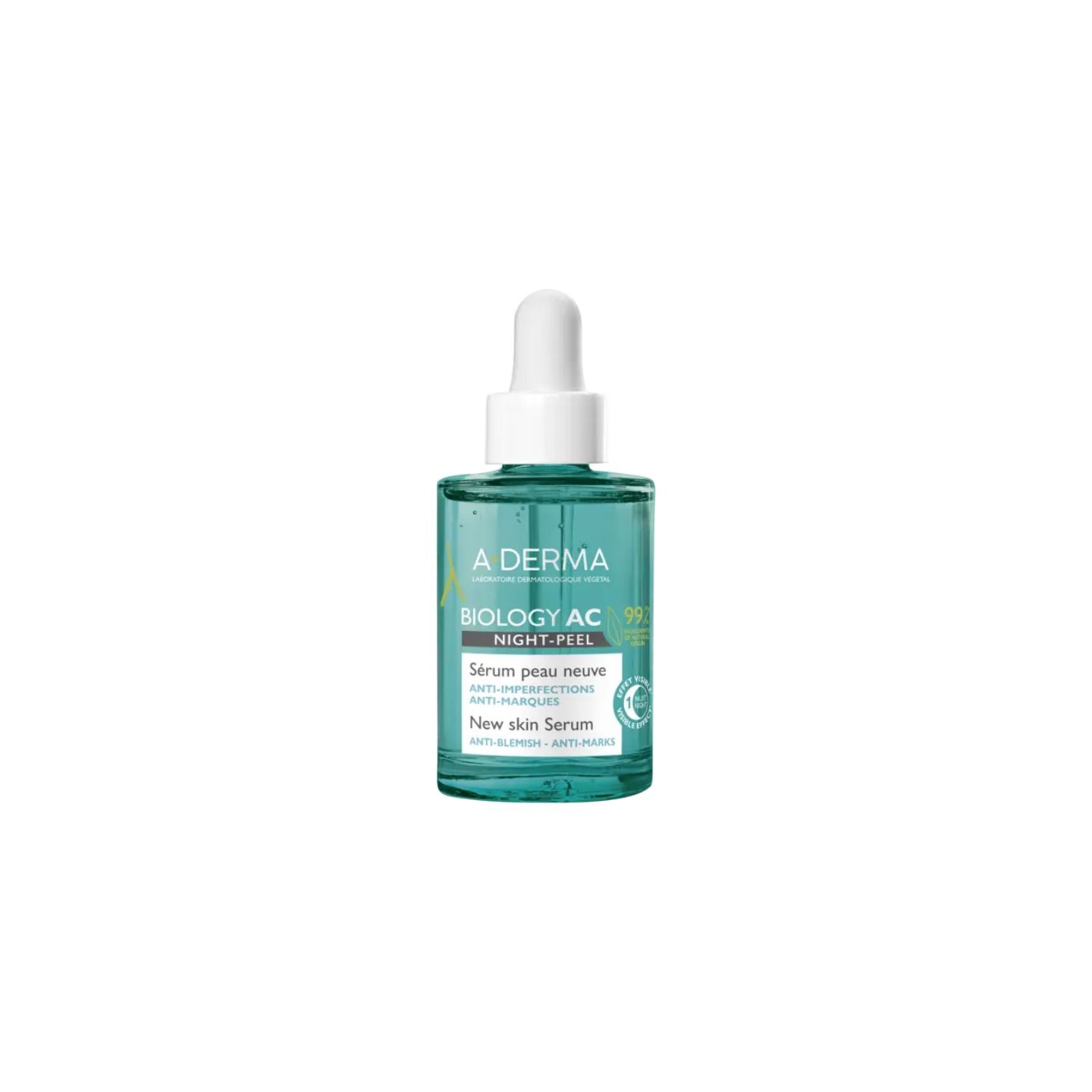 A-Derma Biology AC Sérum anti-imperfections Night Peel - 30ml